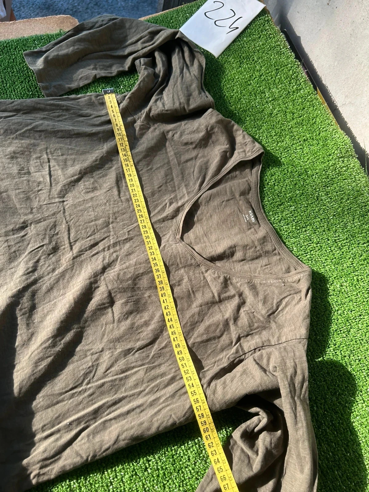 Kiabi khaki green sweatshirt – photo 8